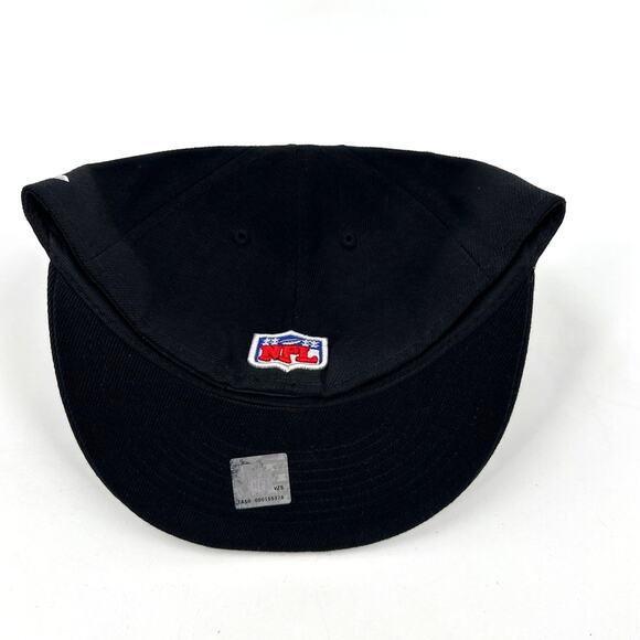 New Era 59FIFTY Black Las Vegas Raiders Fitted Hat Size 7 - Picture 3 of 6